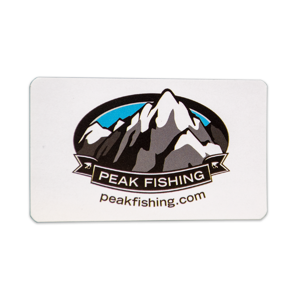 PEAK Fishing Logo Sticker