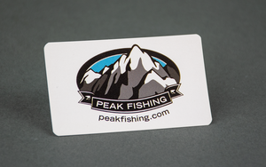PEAK Fishing Logo Sticker