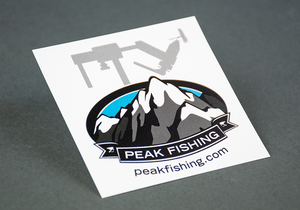 PEAK Fishing Vise Logo Sticker