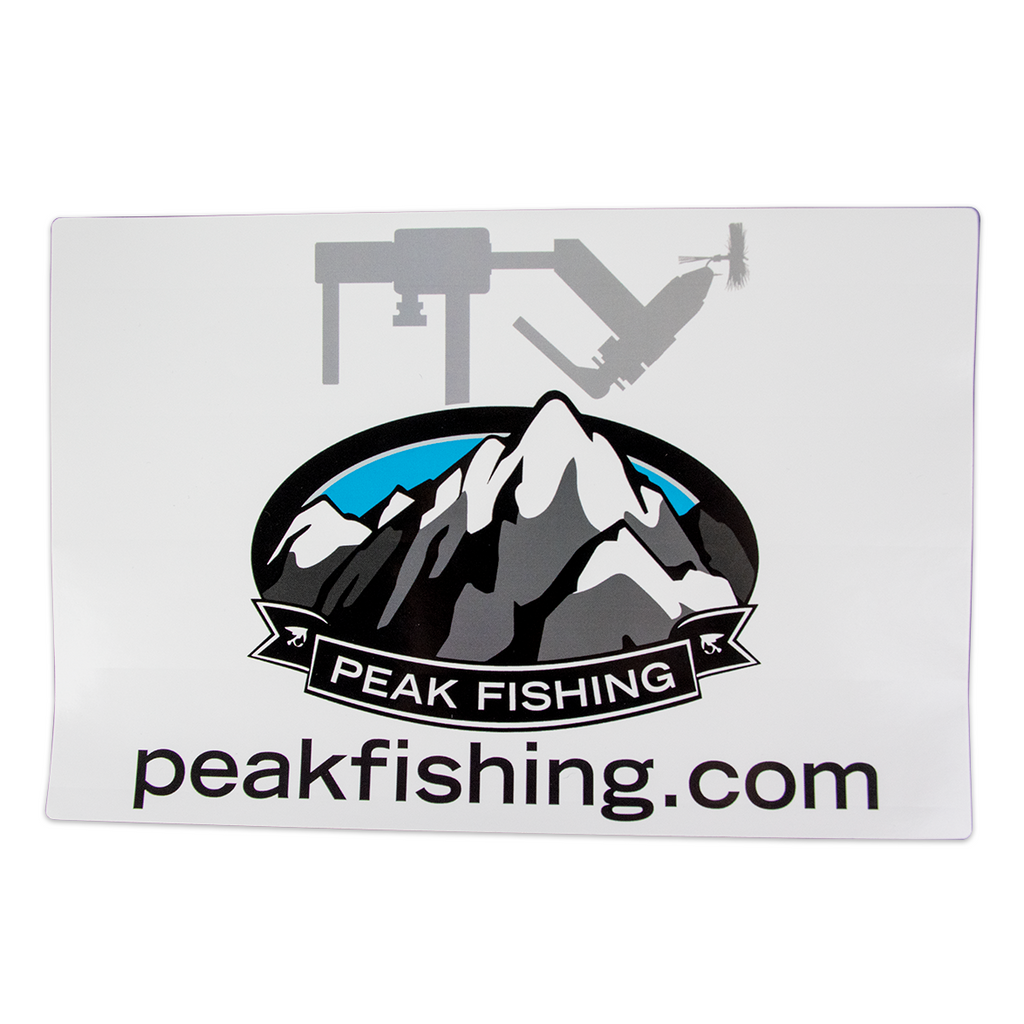 PEAK Fishing Large Logo Sticker