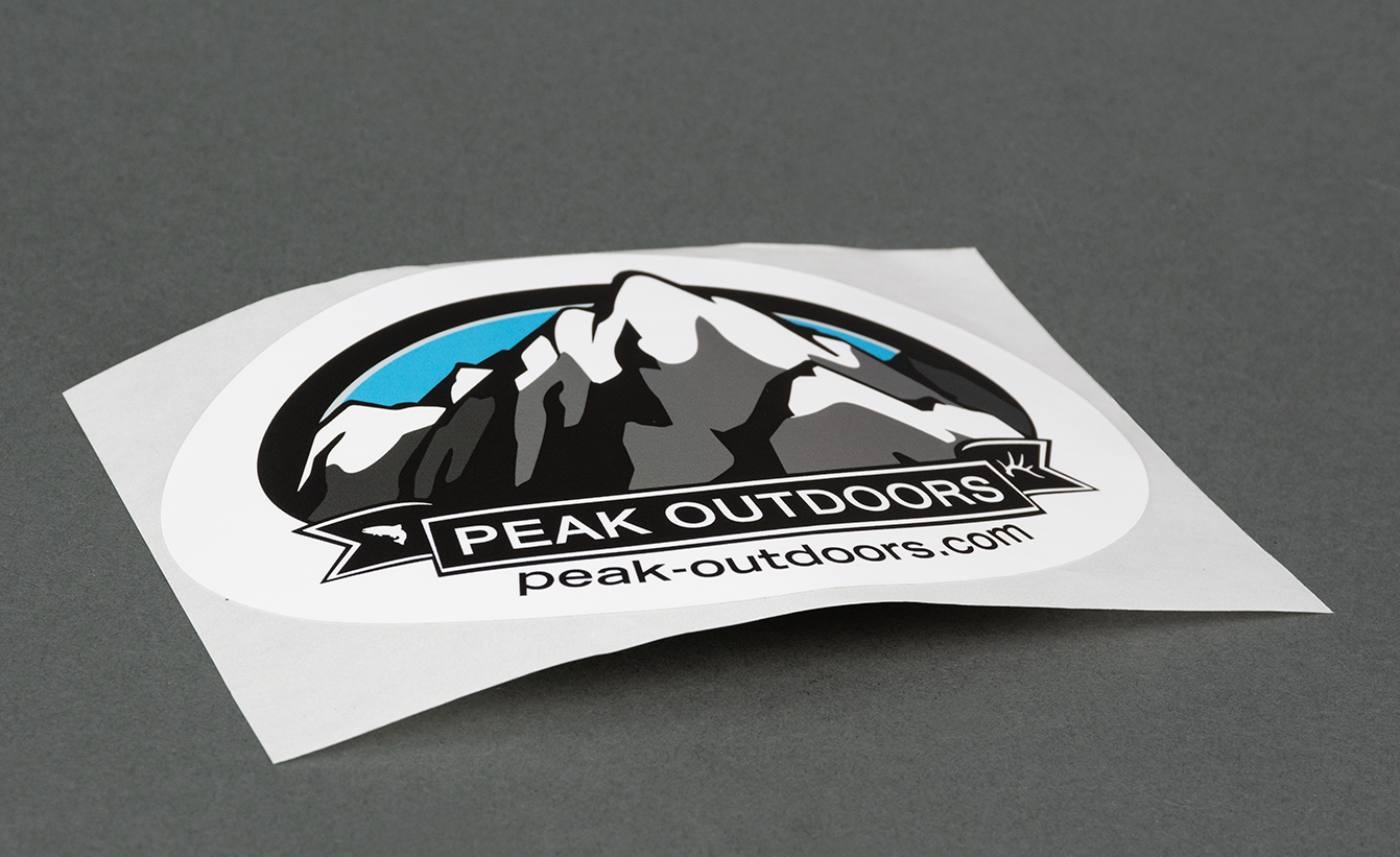 PEAK Outdoors Logo Sticker