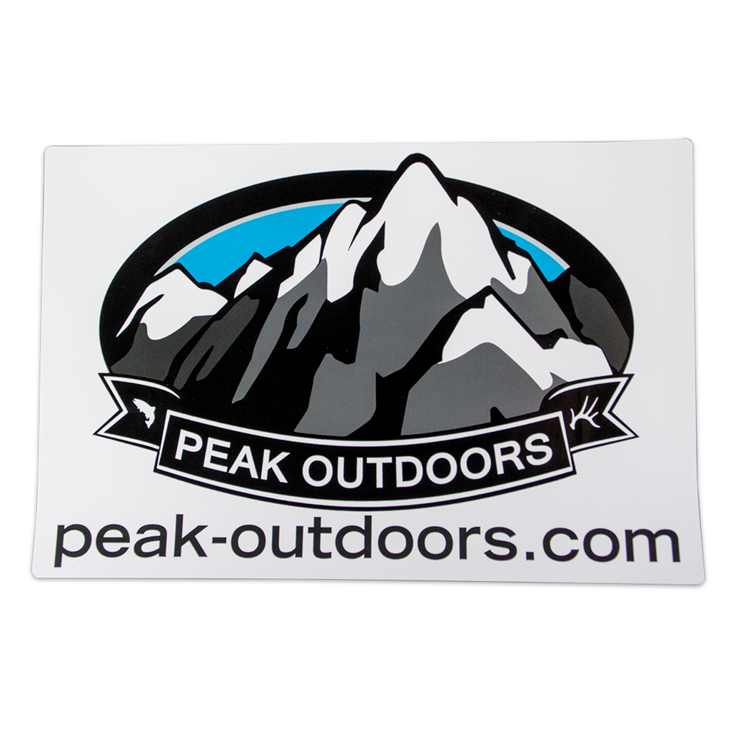 PEAK Outdoors Large Logo Sticker